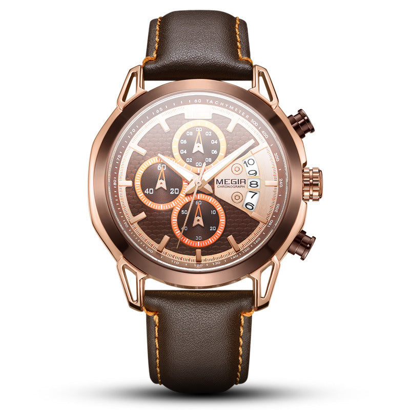 Montre lumineuse multifonctionnelle homme