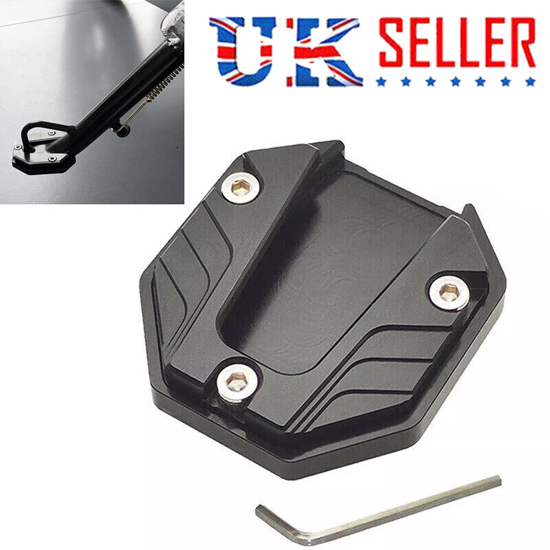 Scooter moto CNC Support latéral agrandir Plaque de pied Kickstand Extension Pad 1PC