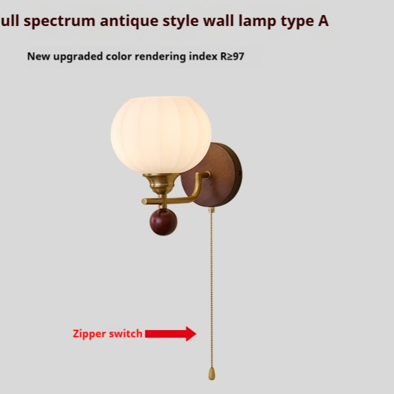 Lampe murale mi-ancienne côté de lit Zipper de haute qualité
