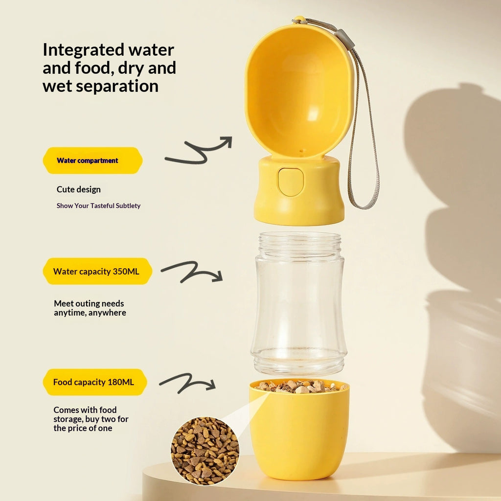 Distributeur d'eau portable pour animaux de compagnie pour les sorties