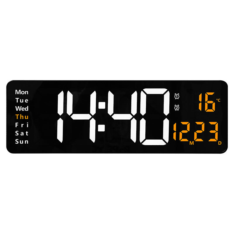 13 pouces simple assis et pendu double usage horloge salon grande police