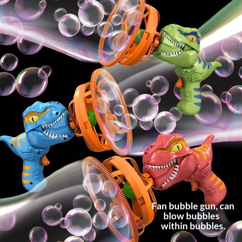 Dinosaure Bubble Gun pour les enfants - Machine à bulle électrique géante