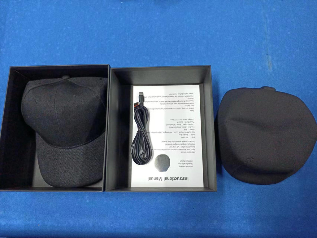 Red Light Physical Therapy Cap de soins capillaires Portable Carry-on