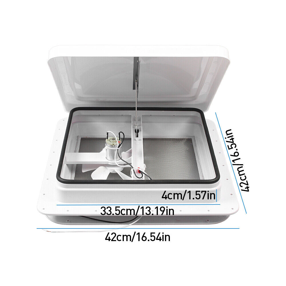 Camper Roof Vent Horsebox Motorhome douche Hatch Blind 420x420 Caravan Skylight