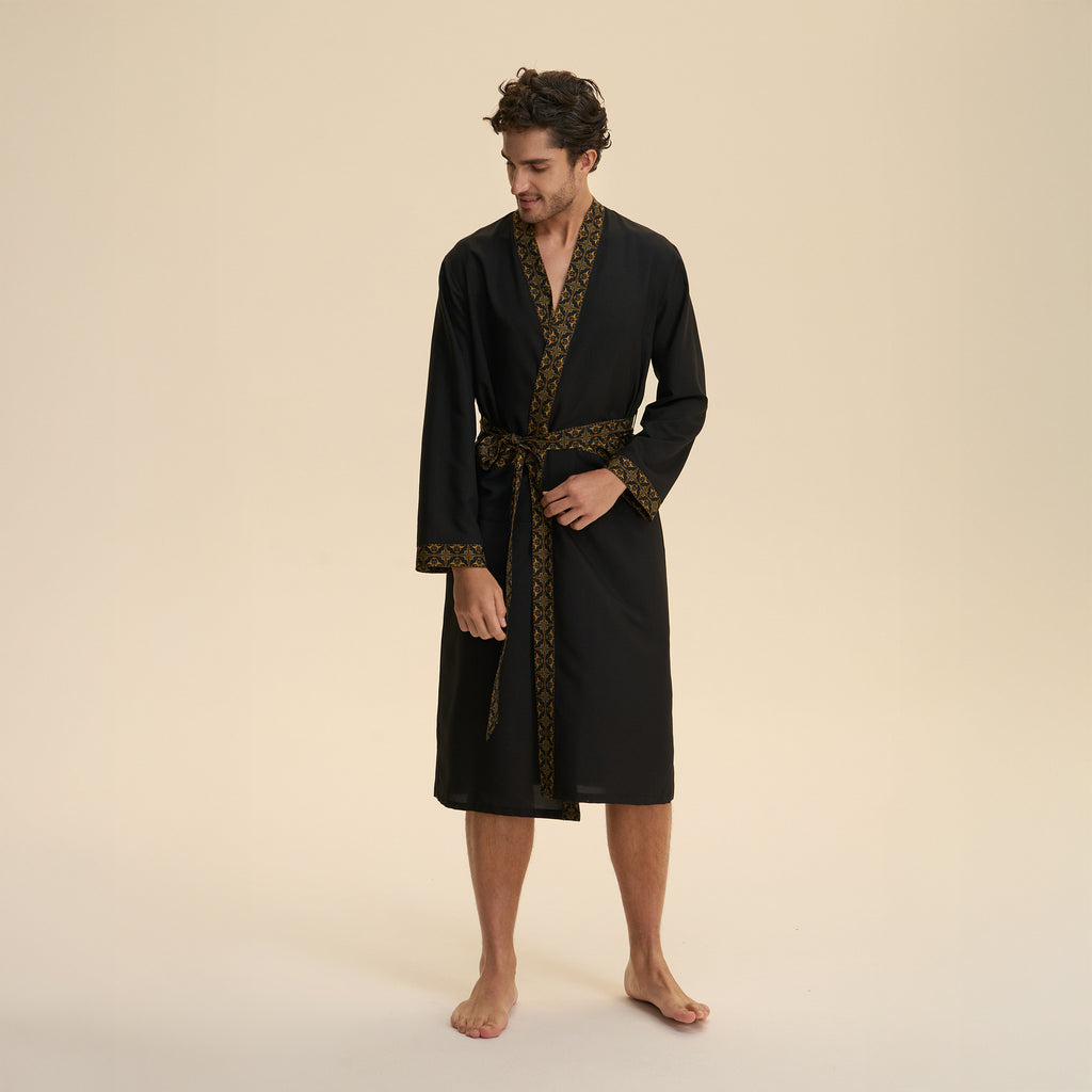 Loose Casual Middle Eastern style une chemise de nuit pour les couples Long coton en forme de nuage Lo