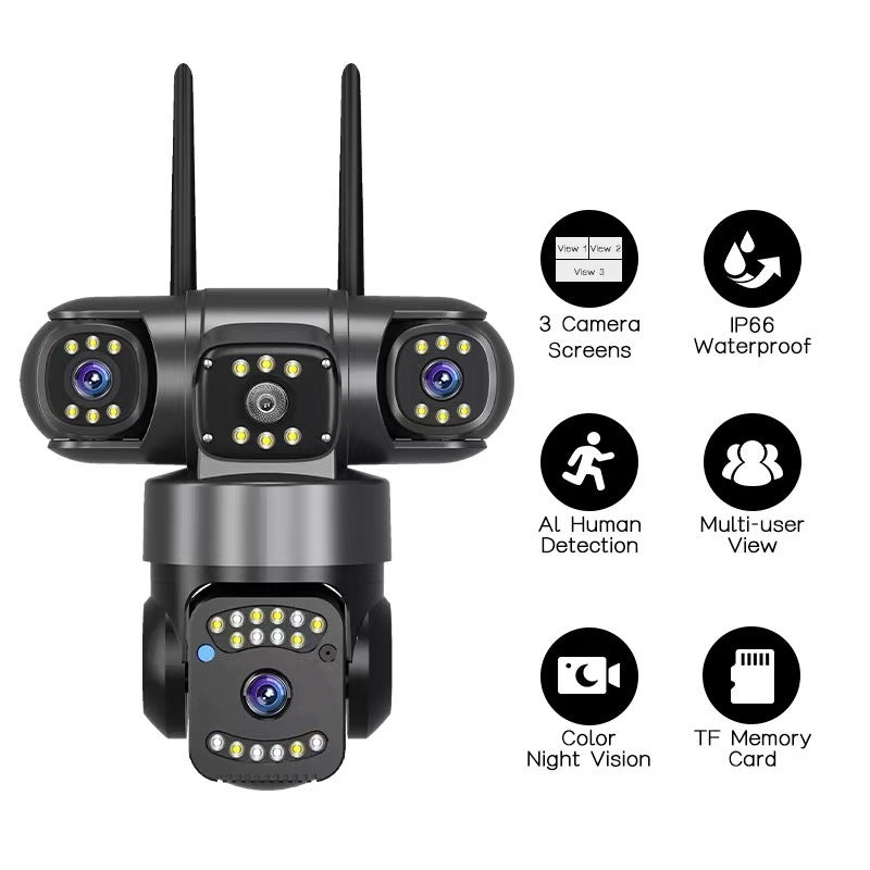 Home Camera se connecte à votre téléphone pour la vidéo haute définition à distance et l'audio bidirectionnel