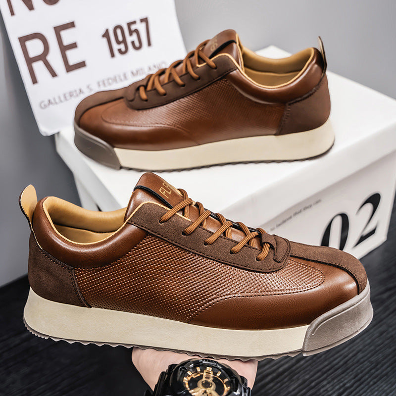 Chaussures en cuir casual travail noir