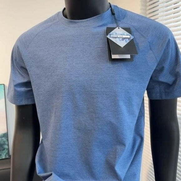 Ice Silk Stretch Fitness T-shirt à manches courtes en gros