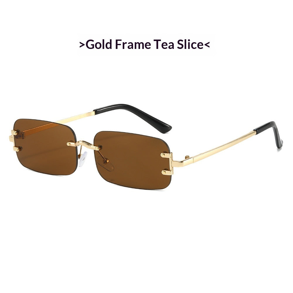 Lunettes de soleil sans cadre pour hommes et femmes