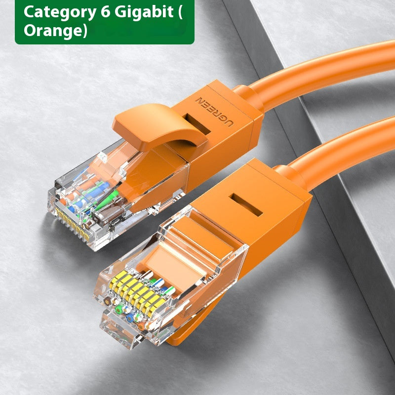 Réseau vert câble ménage Gigabit Super Six