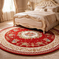 Tapis rond de style rétro européen 1pc