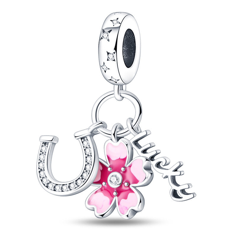 Bracelet de bricolage plaqué argent Charms Et des pendentifs