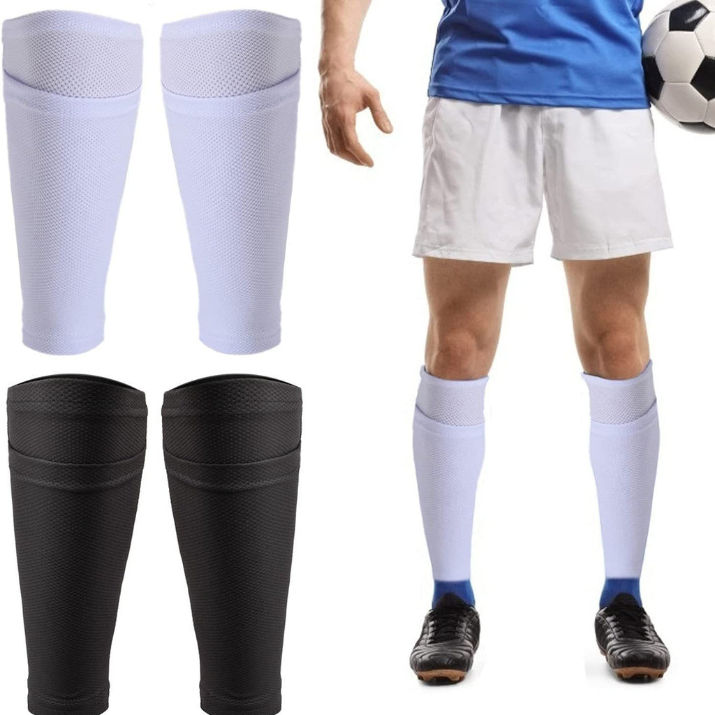 Chaussettes respirantes de garde de soccer en mesh