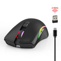 TYPE-C Interface Jeu à sept boutons RGB Souris lumineuse