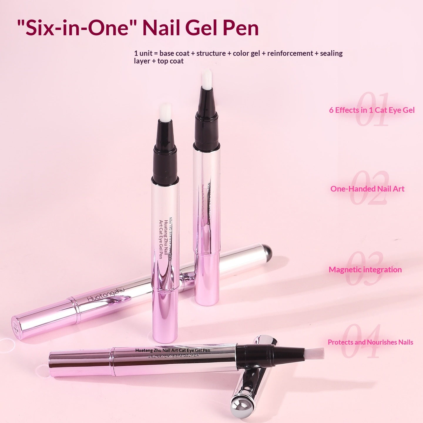 6-en-1 Lazy Nail Polonais pour les femmes