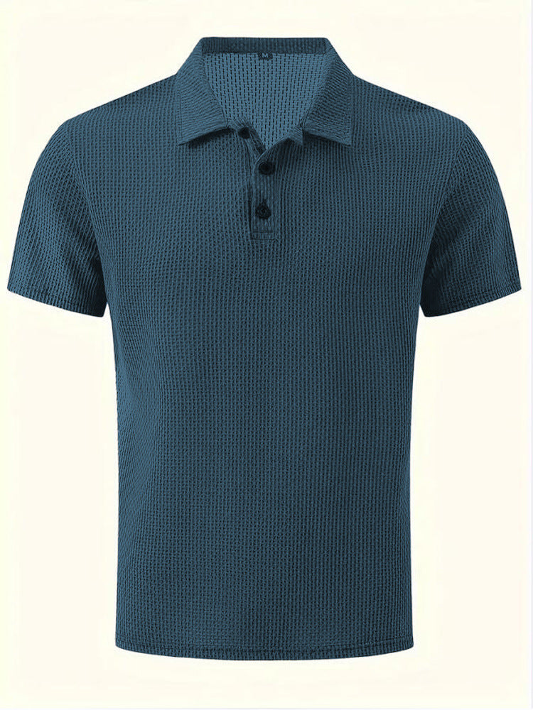Chemise Homme Collier Été Couleur Unie