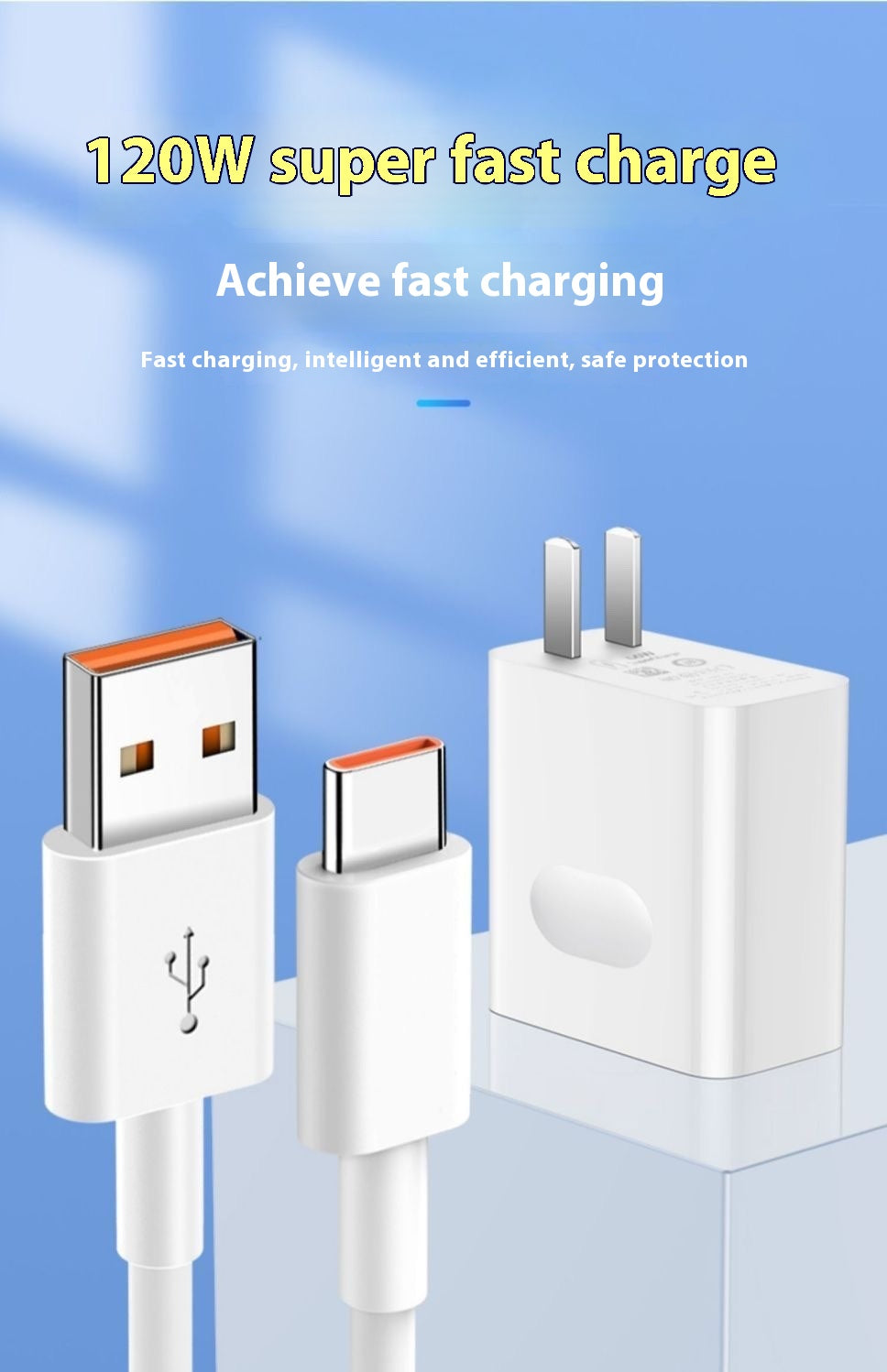 Câble de données à charge rapide 6A de type C
