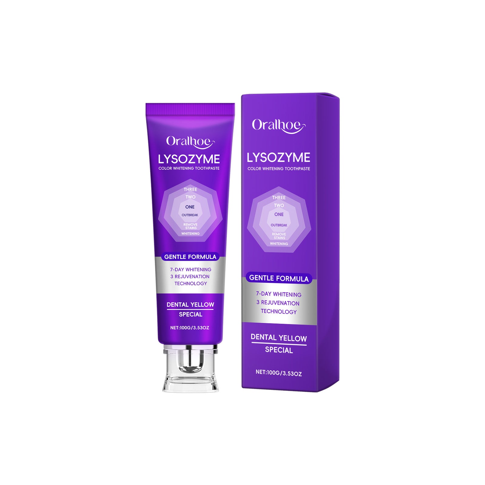 Dentifrice pourpre blanchissant 1 0 0g 1box