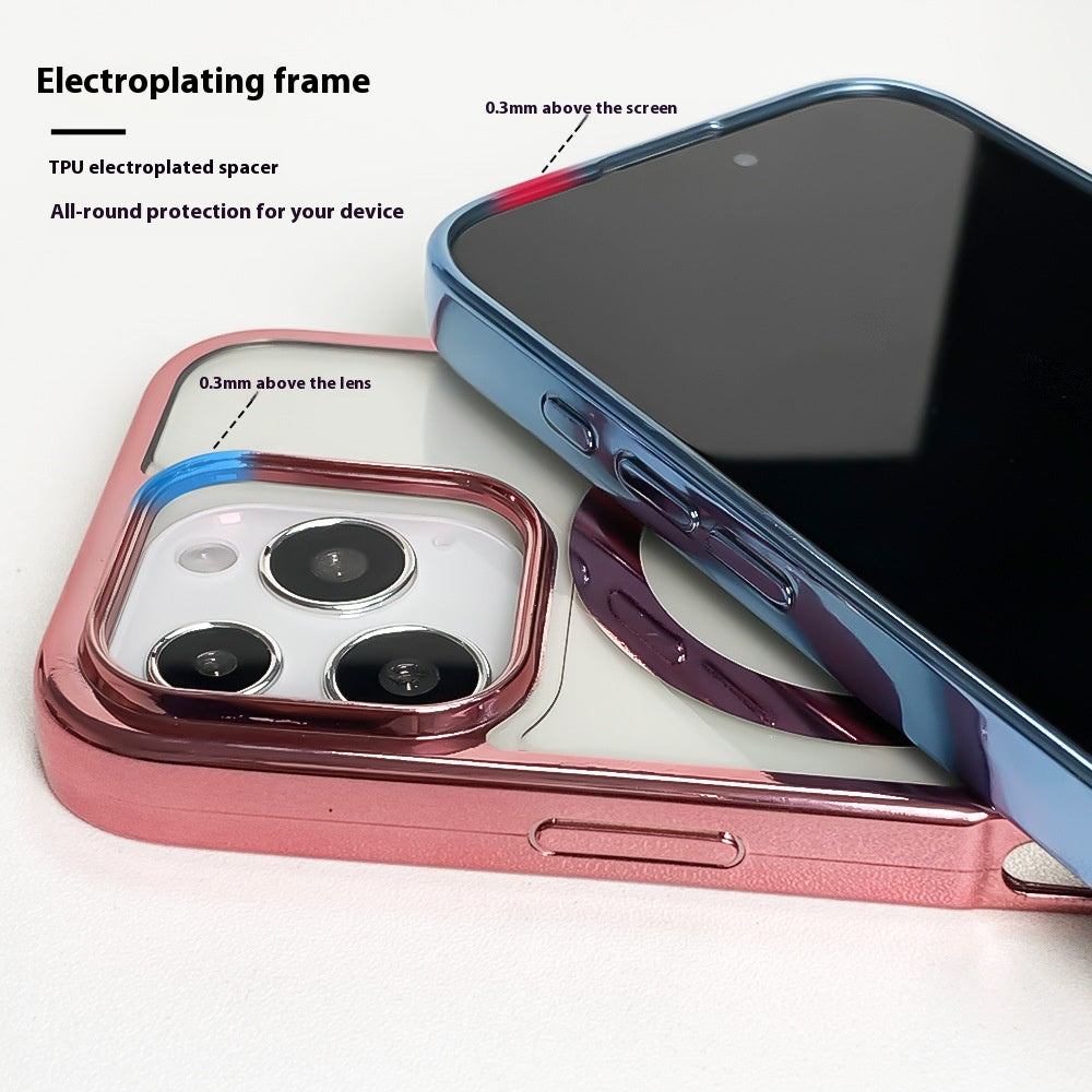 Boîtier de protection pour téléphone magnétique Lanyard