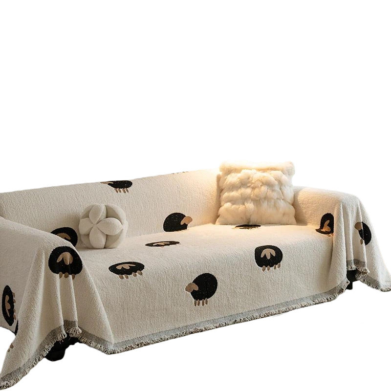 Couverture de canapé d'une pièce qui couvre entièrement le canapé