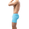 Slip de boxeur à couleurs solides pour hommes doux et respirant