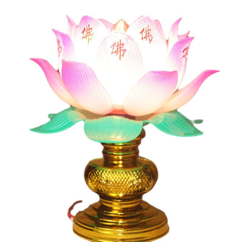 Lampe d'adoration à module lumineux de Bouddha