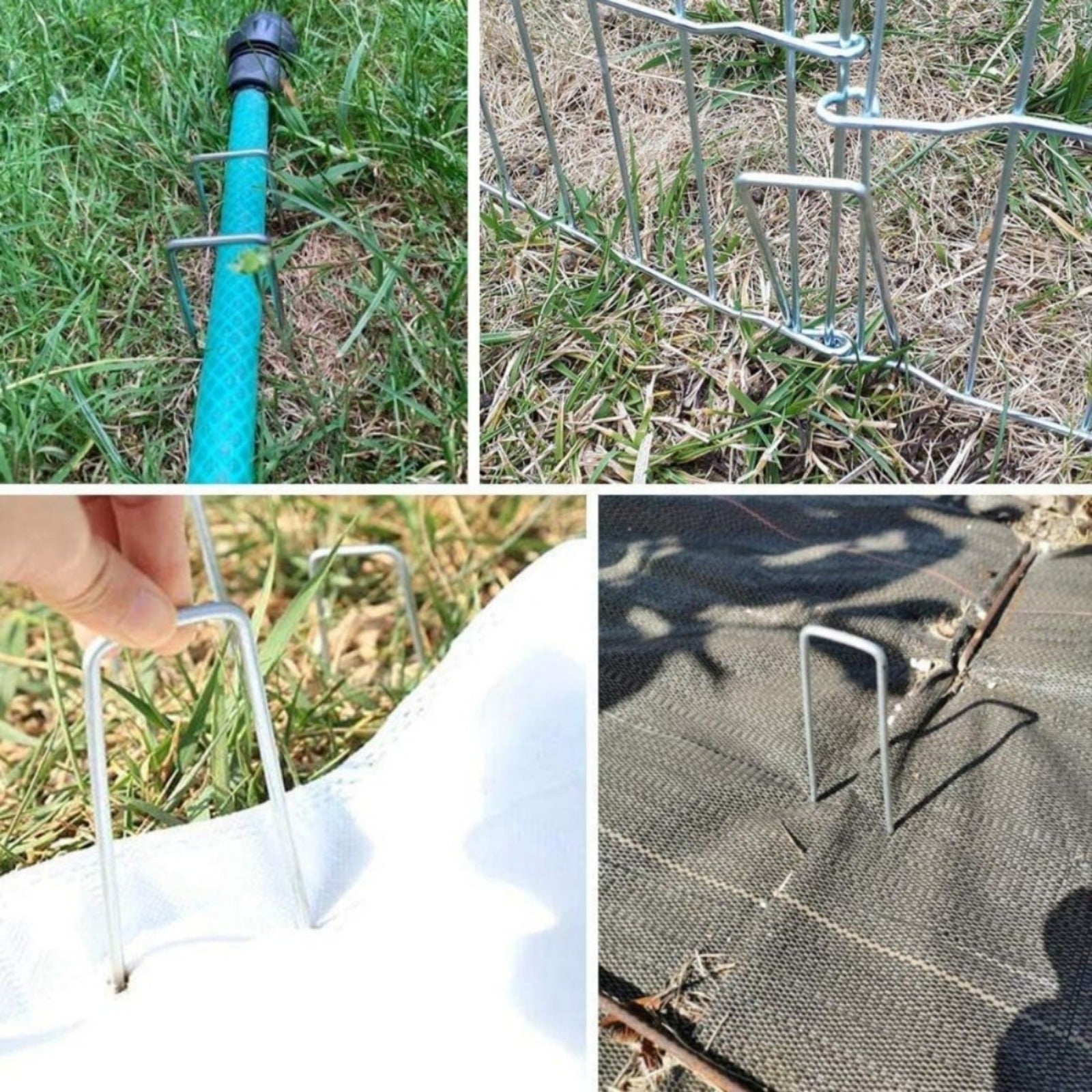 Ensemble de 80 pièces d'épis à terre robustes avec rondelles