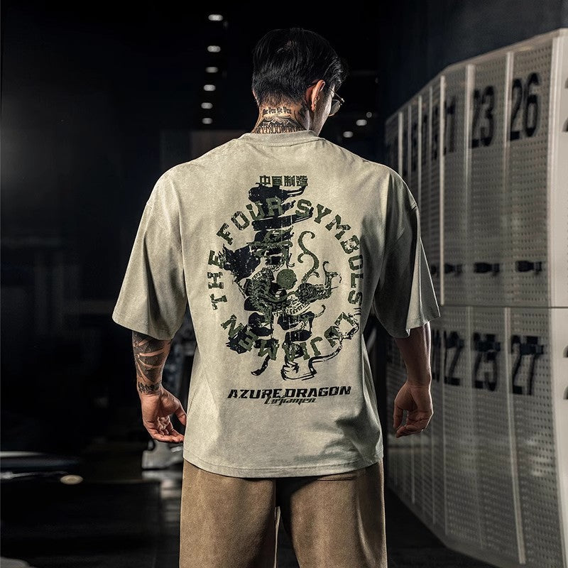 T-shirt sport haut tous les jours perdu Casual