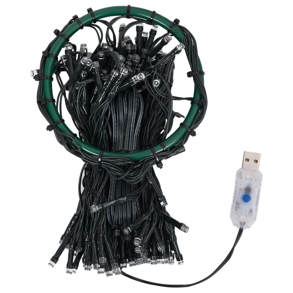 Filet lumineux d'arbre de Noël avec 150 LED blanches fraîches