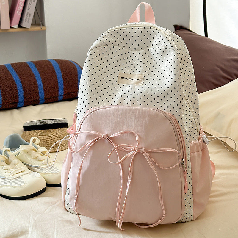 Sac à dos à pointes Preppy de style coréen