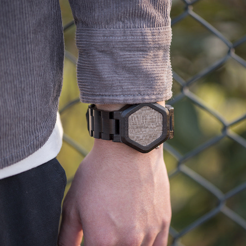 BOBO BIRD Homme Montre en bois