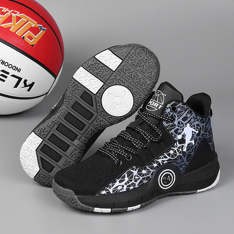 Garçons Mesh Respirant Durable Casual Basketball Sneakers