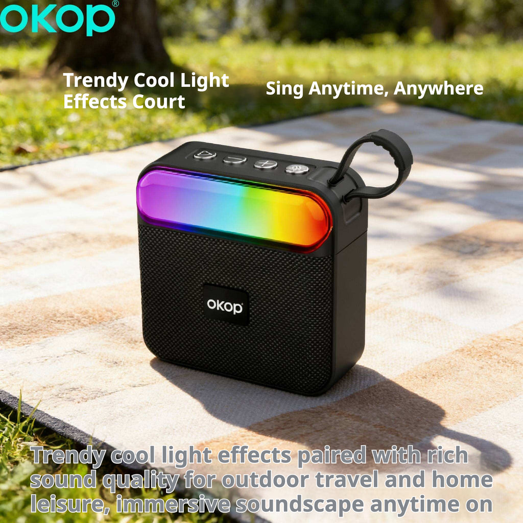 KP-598 Haut-parleur Bluetooth sans fil le plus vendu Compact et portable avec éclairage RGB