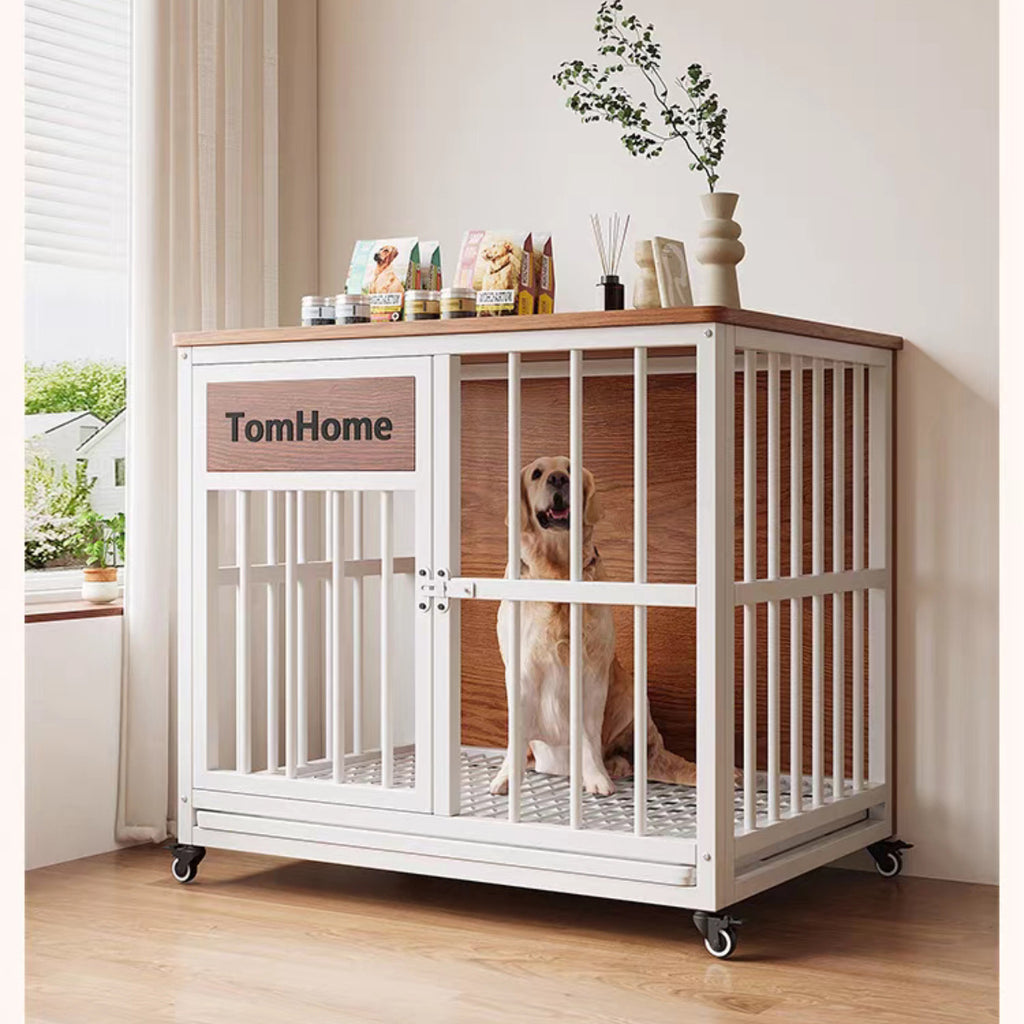 Crate de chien renforcé intégré et Kennel style Villa