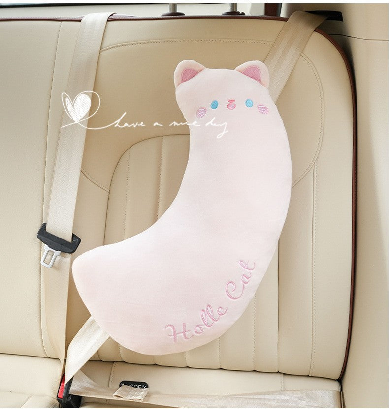 Couverture de ceinture de siège d'oreiller pour enfants anti-étranglement de voiture
