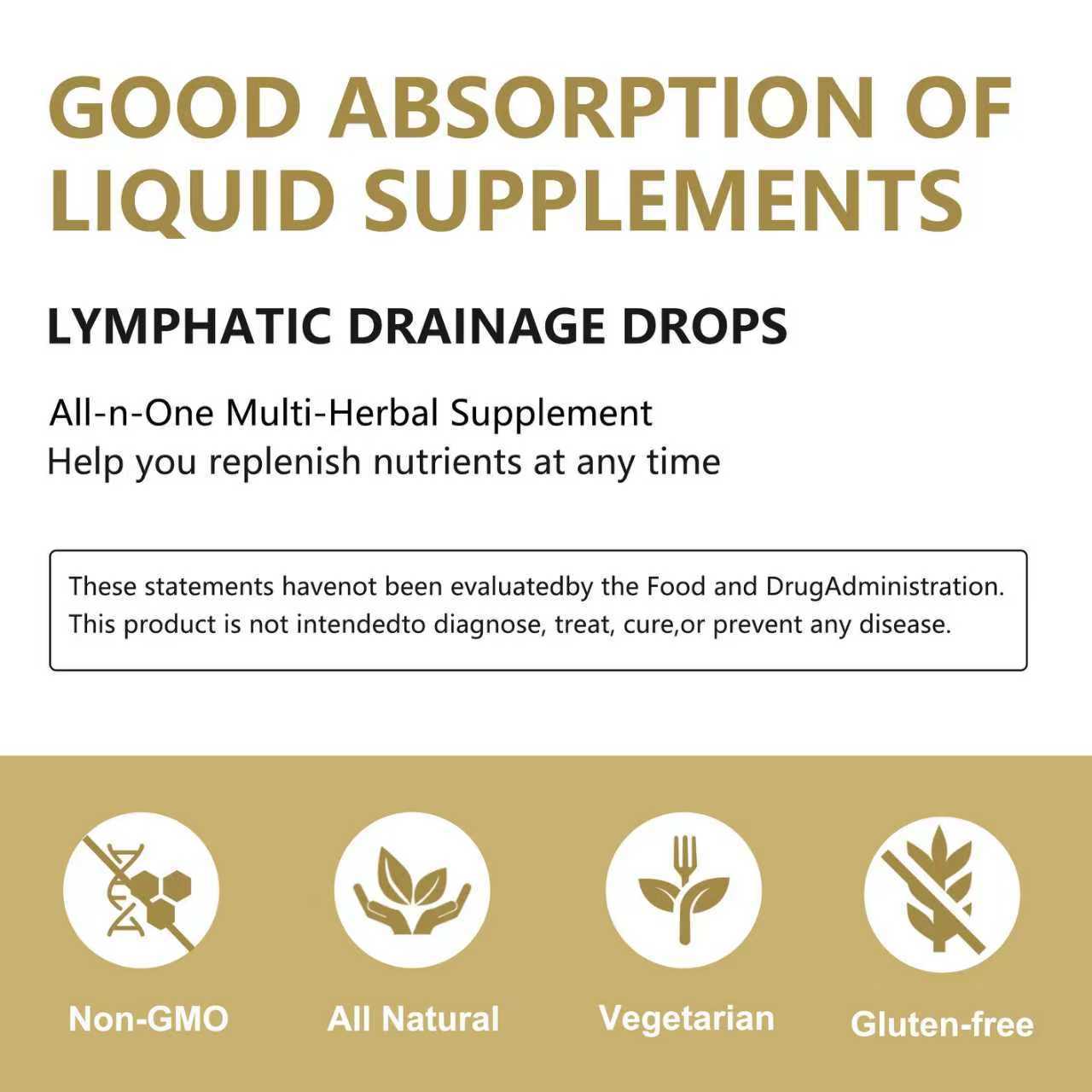 Drainage lymphatique gouttes Lymphatique 60ml