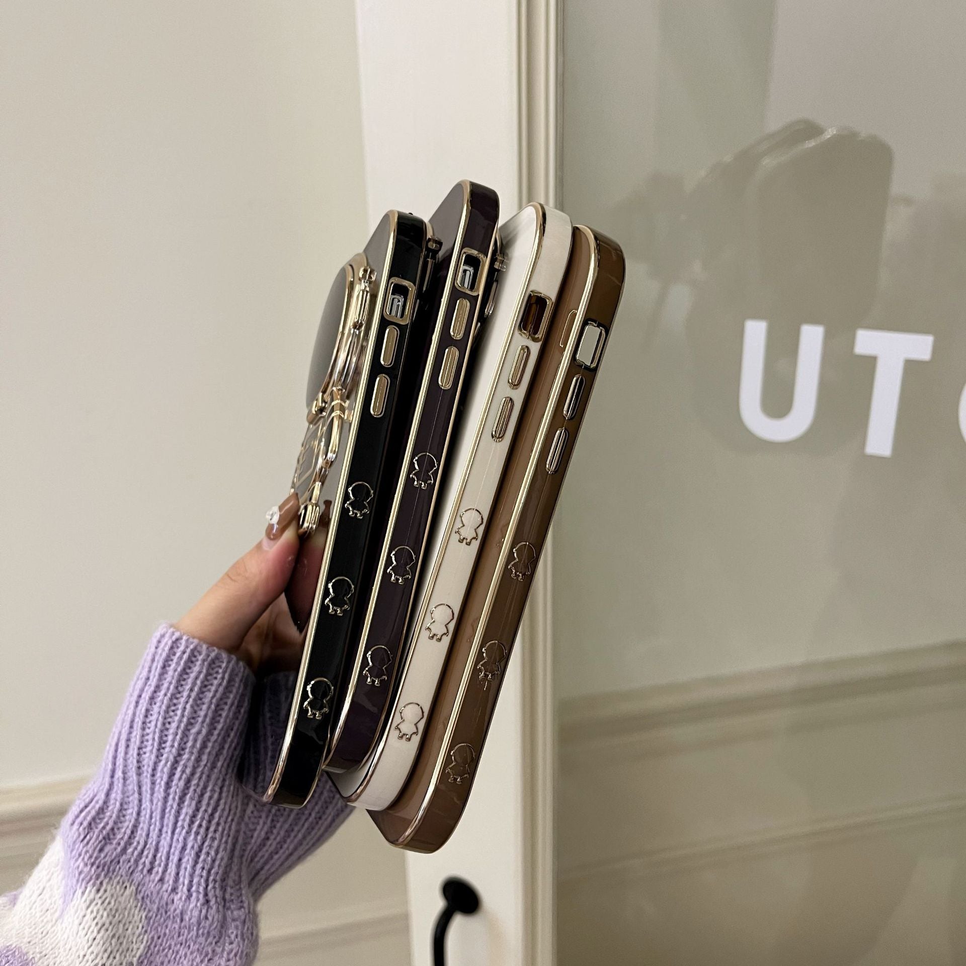 Étui de téléphone Astronaute stand Pack complet anti-drop