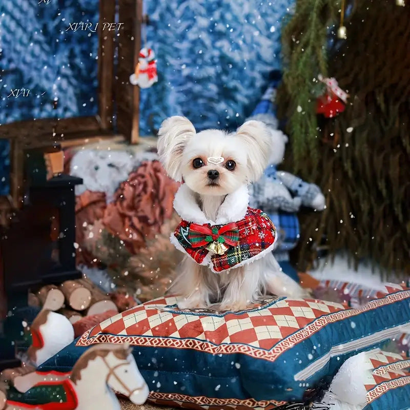Chat Chêne de Noël chien Châle animal chaud écharpe