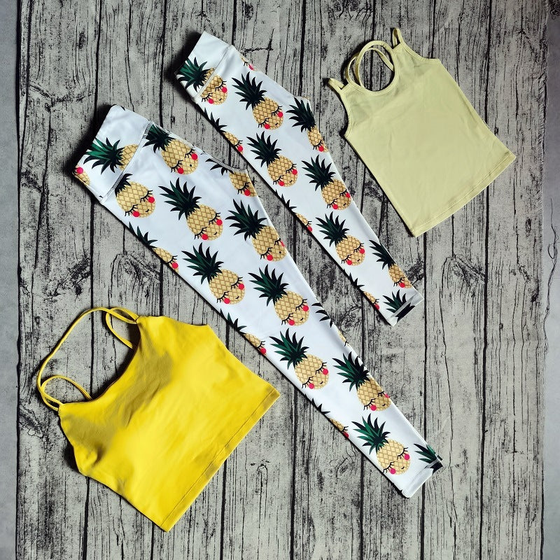 Costume de yoga de beauté parent-enfant