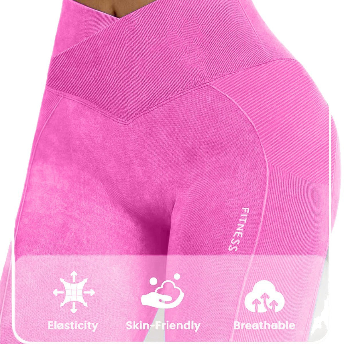 Pantalons de yoga serrés sans couture à lame de sable