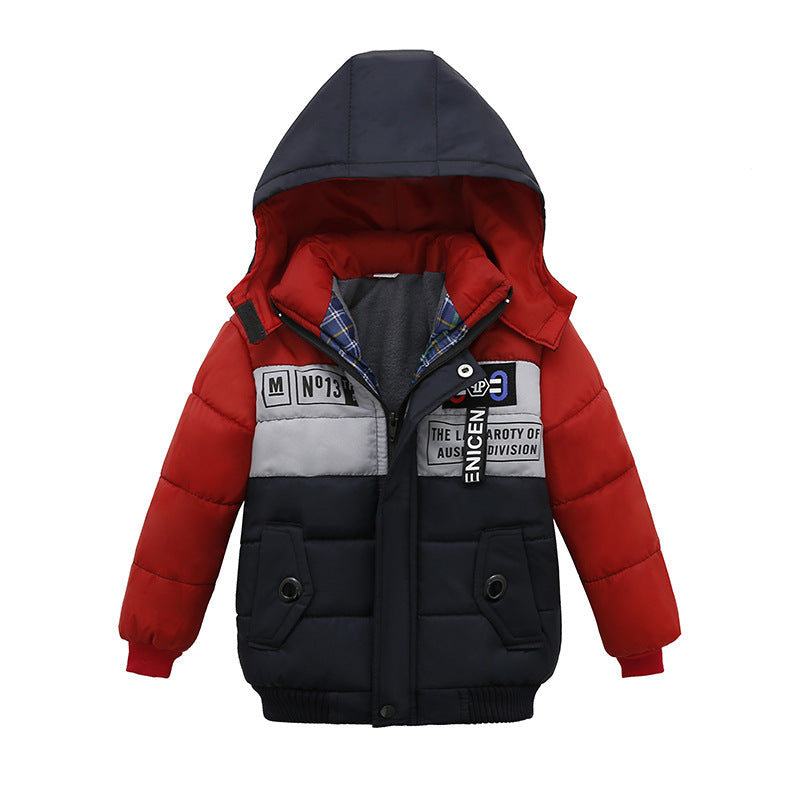 Vestes en coton pour petits et moyens garçons
