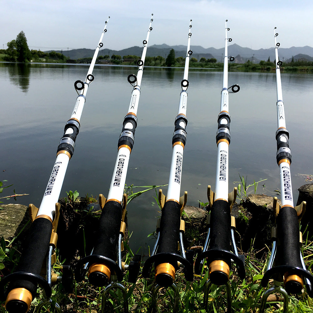 2.1M -3.6M Carpe d'engraissement de tige de pêche en fibre de carbone FP dur Telescopique de pêche de tige de pêche Po