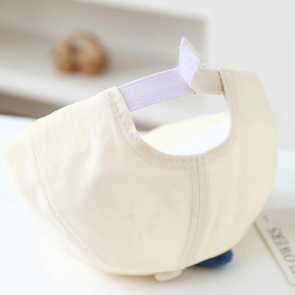 Chapeau brodé de dessin animé multi-lettres avec oreilles réglables