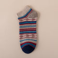 Chaussettes pour hommes style Harajuku Chaussettes à cheville avec motifs ethniques