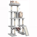 Chat lit de scratching poste et arbre de chat tout dans un seul jouet chat