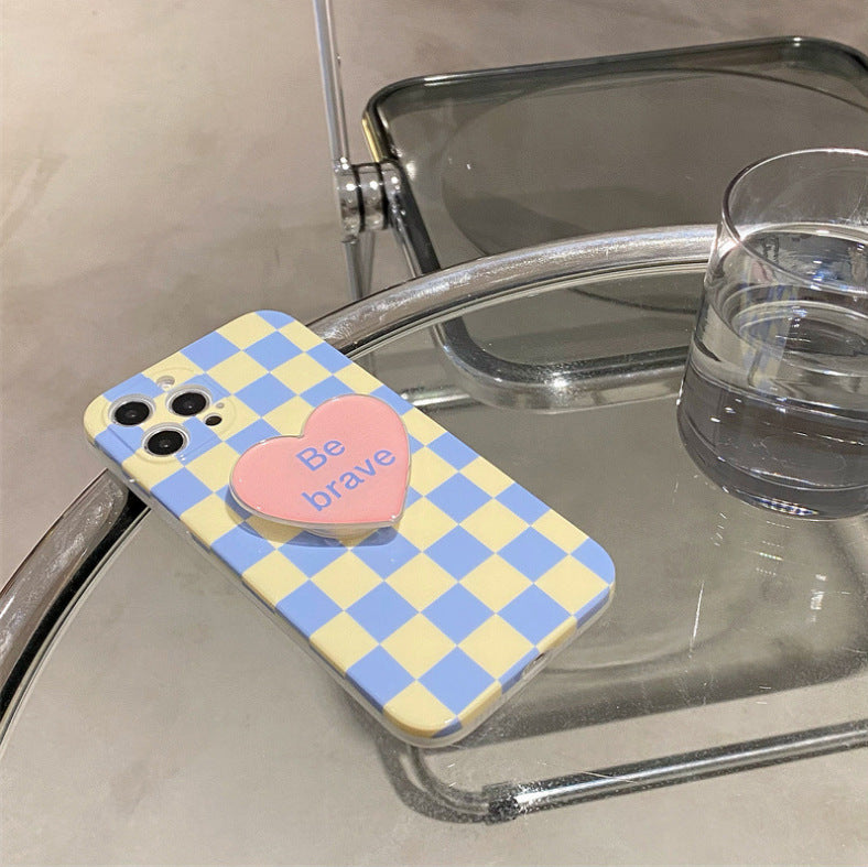 Simple Checkerboard Adaptable Soft Mobile Phone Case