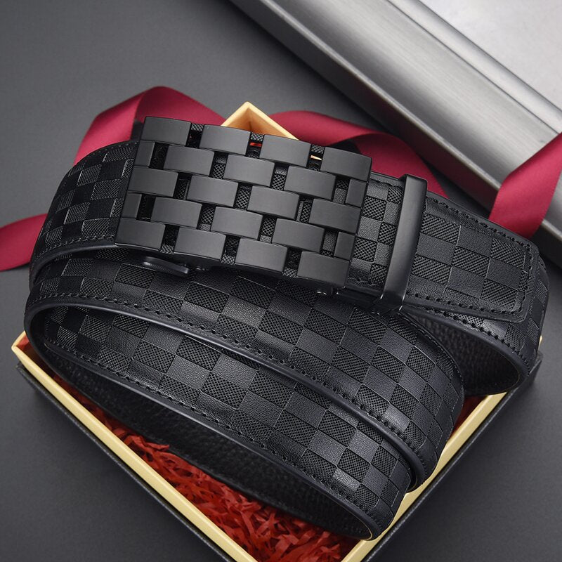 Ceinture en cuir automatique pour hommes