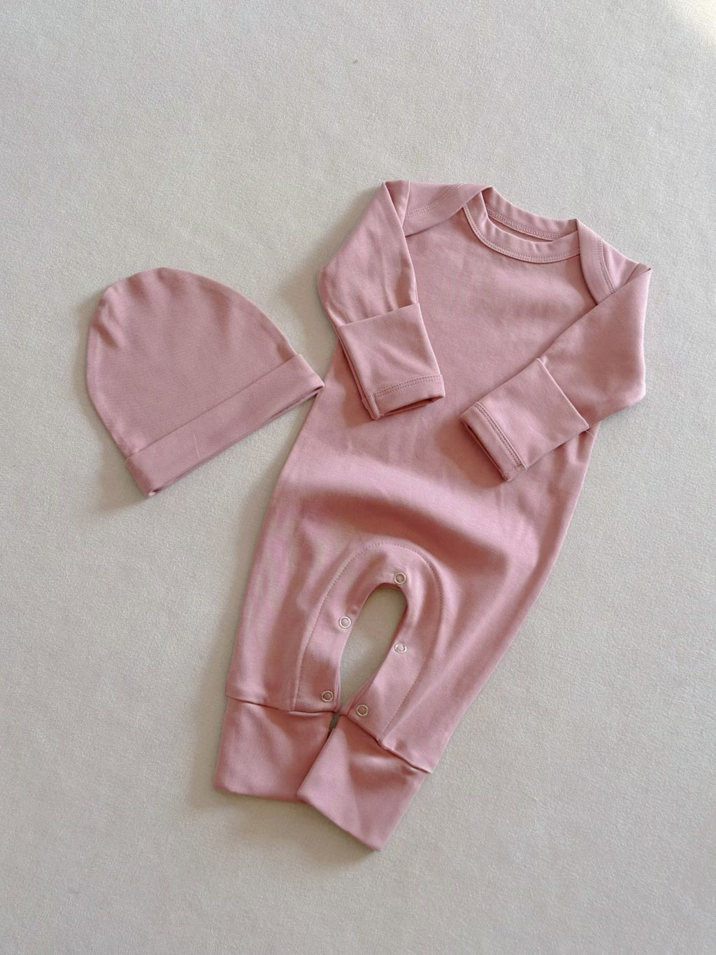 Hiver bébé couleur solide combinaison de saut manches longues nouveau-né sac veste de pet