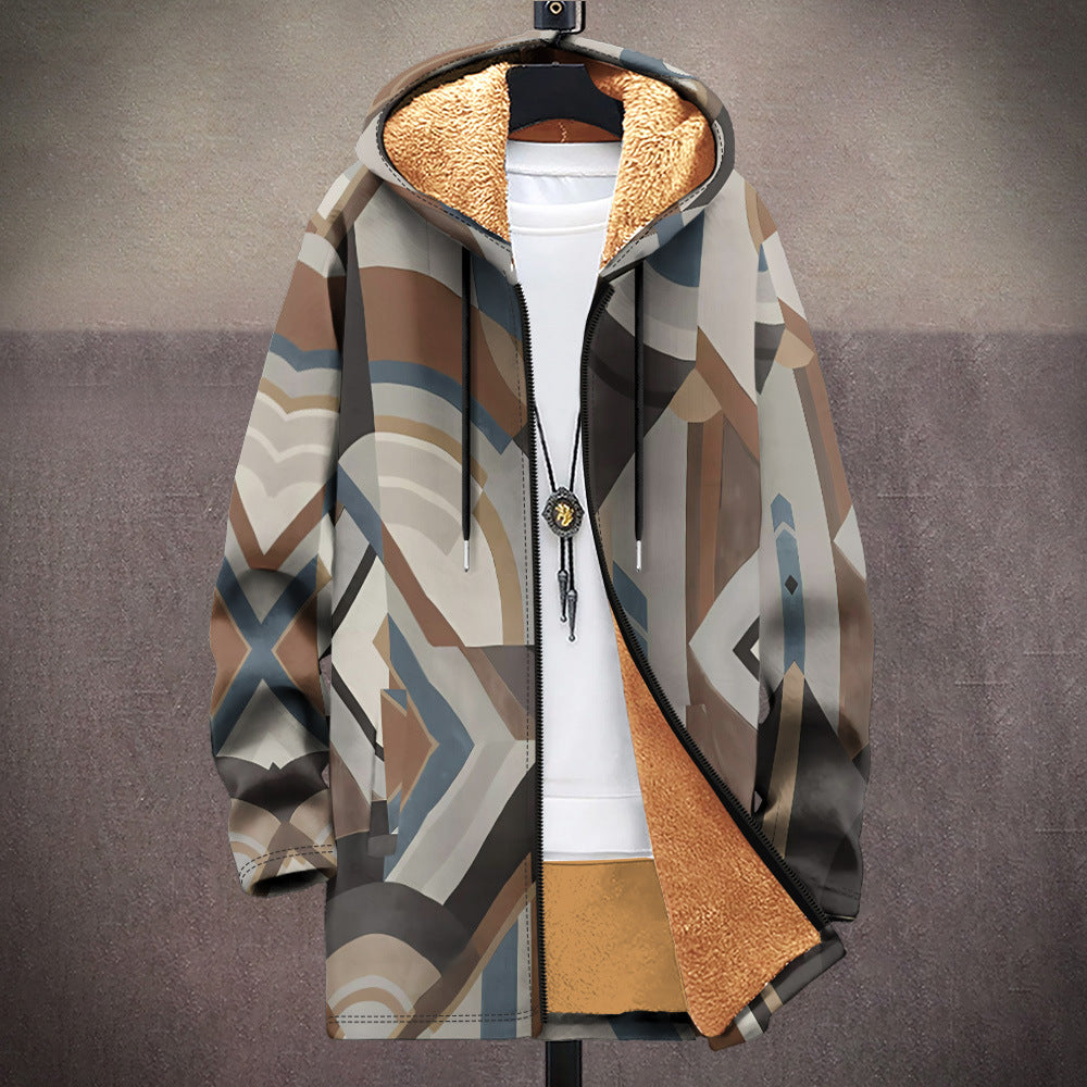 Cardigan à capuche épais vêtements d'hiver