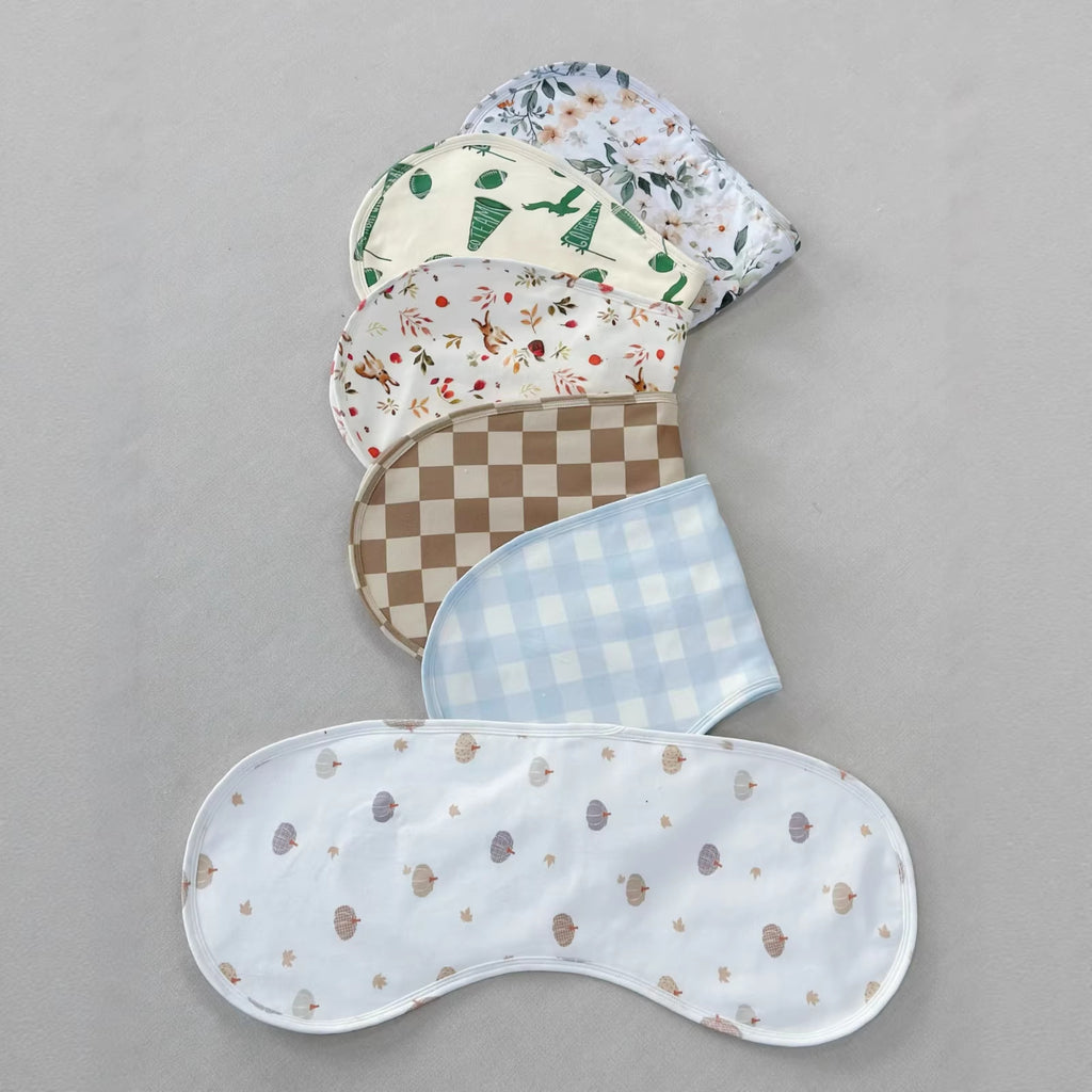 Newborn Nail Burp Drool Bib Extra Thick Pure Cotton